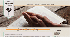 Desktop Screenshot of pierrefirstbaptist.com