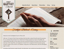 Tablet Screenshot of pierrefirstbaptist.com